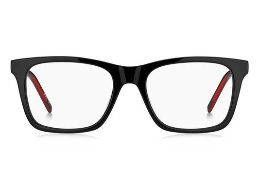 Hugo Boss HG1201 Square Eyeglasses in Black, side view