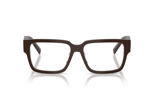 Prada PRD10VD Rectangle Eyeglasses in Cigar, front view