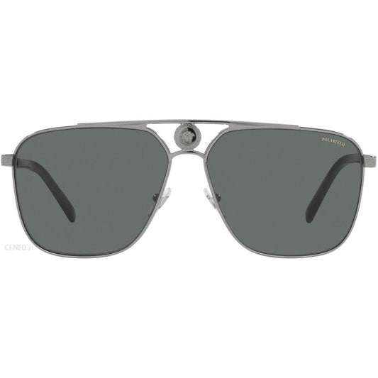 Versace VE2238S Pilot Sunglasses in Grey / Gunmetal, front view