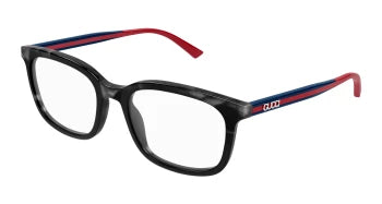 Gucci GG1928O Square Eyeglasses in Clear/Tortoise, angle view