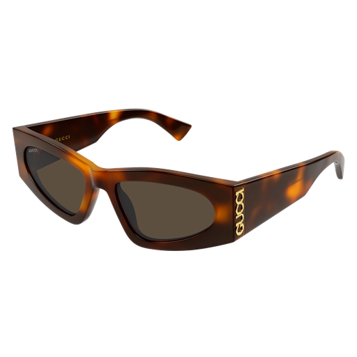 Gucci GG2040S Cat Eye Sunglasses in Brown/Havana, front view