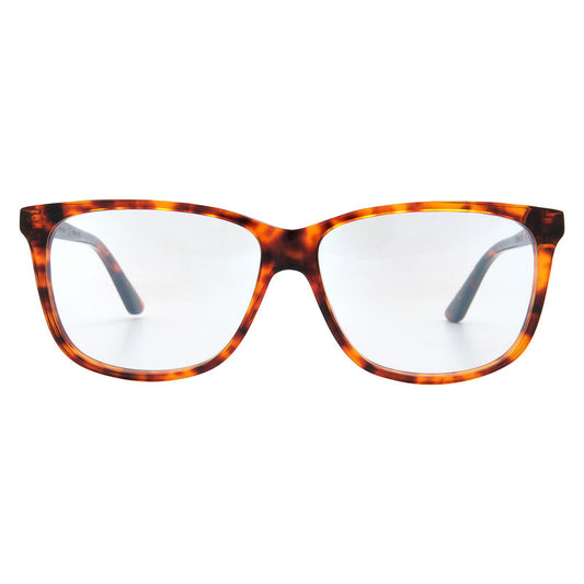 Cartier CT0351O Square Eyeglasses in Havana, front view