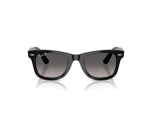 Ray-Ban RB4340 Wayfarer Sunglasses in Grey Gradient Polarized / Black, front view