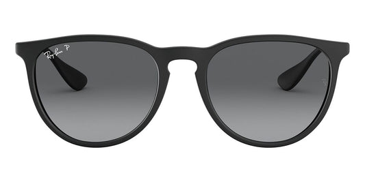 Ray-Ban RB4171 Round Sunglasses in Grey Gradient / Black, side view
