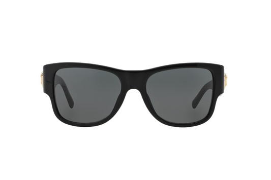 Versace VE4275S Square Sunglasses in Grey / Black, detail view