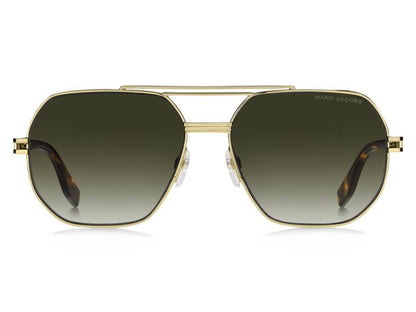 Marc Jacobs MARC784/S Pilot Sunglasses in Dark Green Gradient Gold, side view