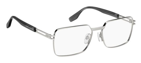 Marc Jacobs MARC783 Rectangle Eyeglasses in Clear / Silver, angle view