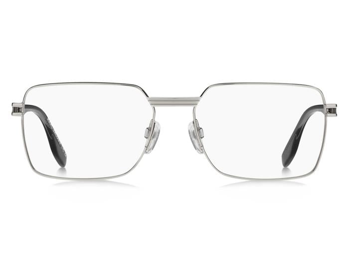 Marc Jacobs MARC783 Rectangle Eyeglasses in Clear / Silver, front view