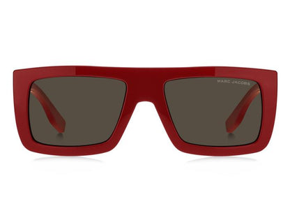 Marc Jacobs MARC775/S Rectangle Sunglasses in Grey / Red, side view