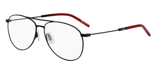 Hugo Boss HG1061 Aviator Eyeglasses in Black, front view