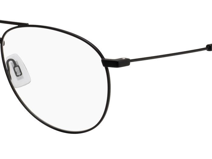 Hugo Boss HG1061 Aviator Eyeglasses in Black, detail view