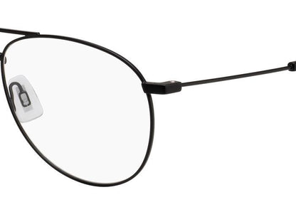 Hugo Boss HG1061 Aviator Eyeglasses in Black, detail view