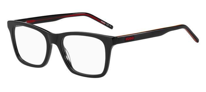 Hugo Boss HG1201 Square Eyeglasses in Black, front view
