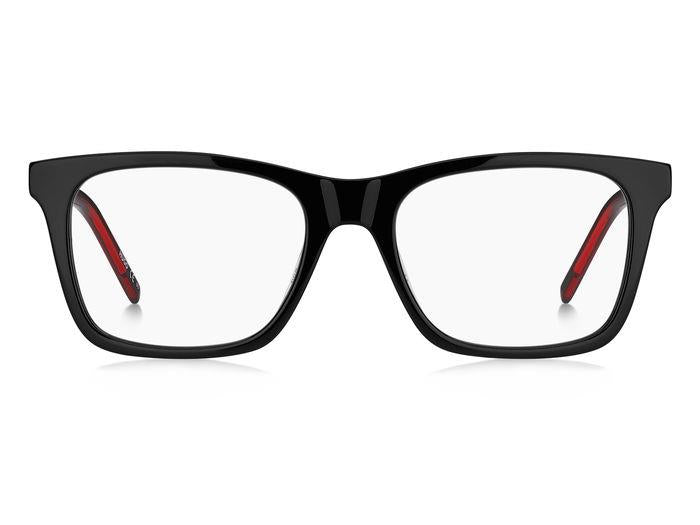 Hugo Boss HG1201 Square Eyeglasses in Black, side view