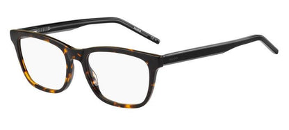 Hugo Boss HG1250 Rectangle Eyeglasses in Havana, front view