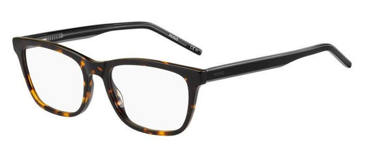 Hugo Boss HG1250 Rectangle Eyeglasses in Havana, front view