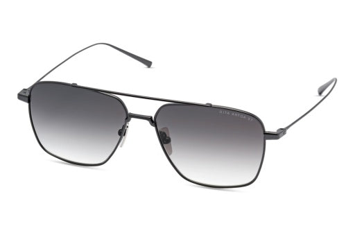 DITA ARTOA-57/S Pilot Sunglasses in Grey To Clear Gradient/Black Iron, front view