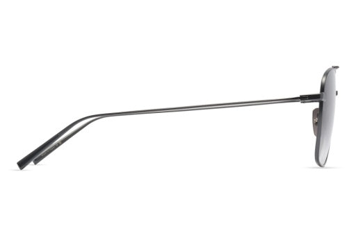 DITA ARTOA-57/S Pilot Sunglasses in Grey To Clear Gradient/Black Iron, side view