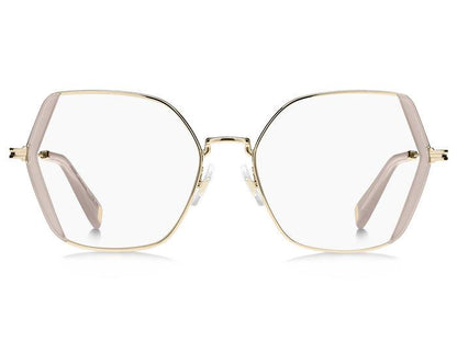 Marc Jacobs MJ1068 Geometric Eyeglasses in Nude Brown Gold, side view