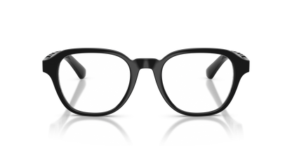 Burberry BE2444U Wayfarer Eyeglasses in Clear Lenses With Black Frame, front view