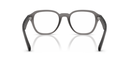 Burberry BE2444U Wayfarer Eyeglasses in Clear Lenses With Matte Grey Frame, back view