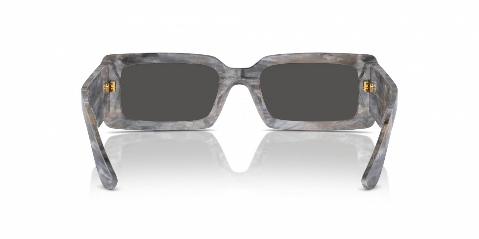Dolce & Gabbana DG4416/S Rectangle Sunglasses in Dark Grey / Grey Marble, side view