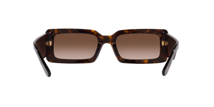 Dolce & Gabbana DG4416/S Rectangle Sunglasses in Gradient Brown / Havana, back view