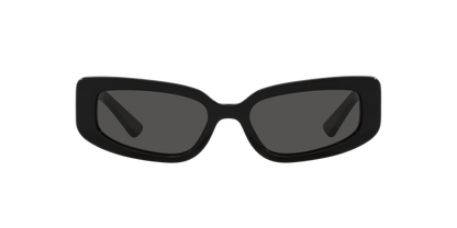 Dolce & Gabbana DG4445/S Cat Eye Sunglasses in Dark Grey / Black, side view