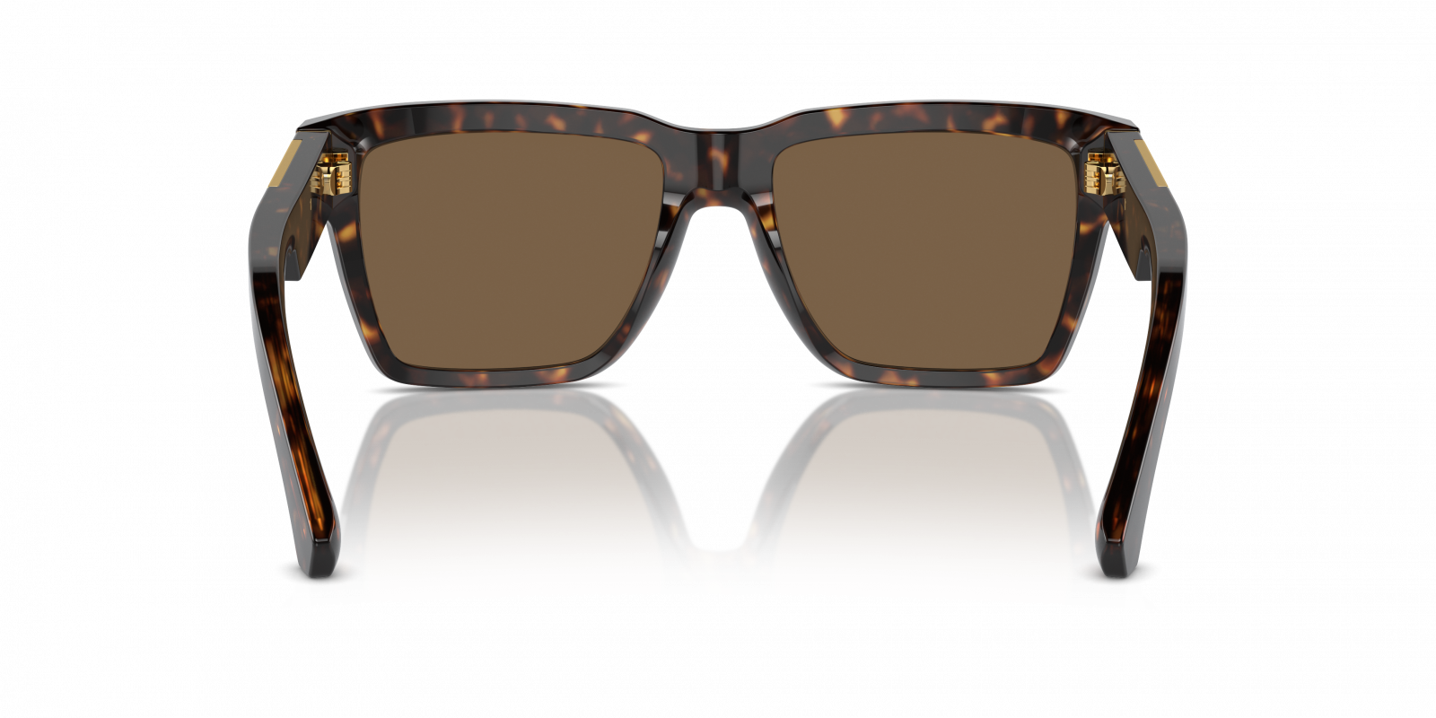 Dolce & Gabbana DG4465/S Square Sunglasses in Dark Brown / Havana, side view