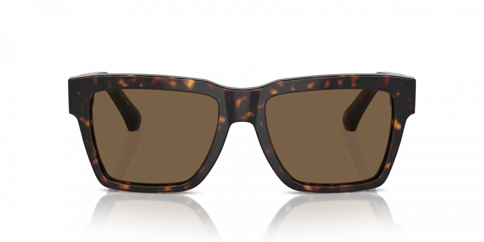 Dolce & Gabbana DG4465/S Square Sunglasses in Dark Brown / Havana, angle view