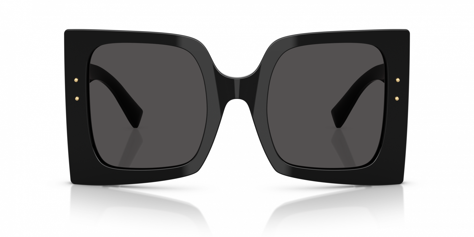 Dolce & Gabbana DG4490/S Square Sunglasses in Dark Grey / Black, back view