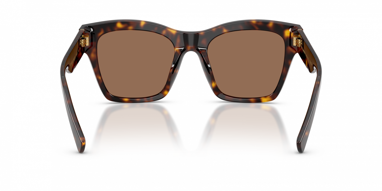 Dolce & Gabbana DG4512 Square Sunglasses in Dark Brown, side view