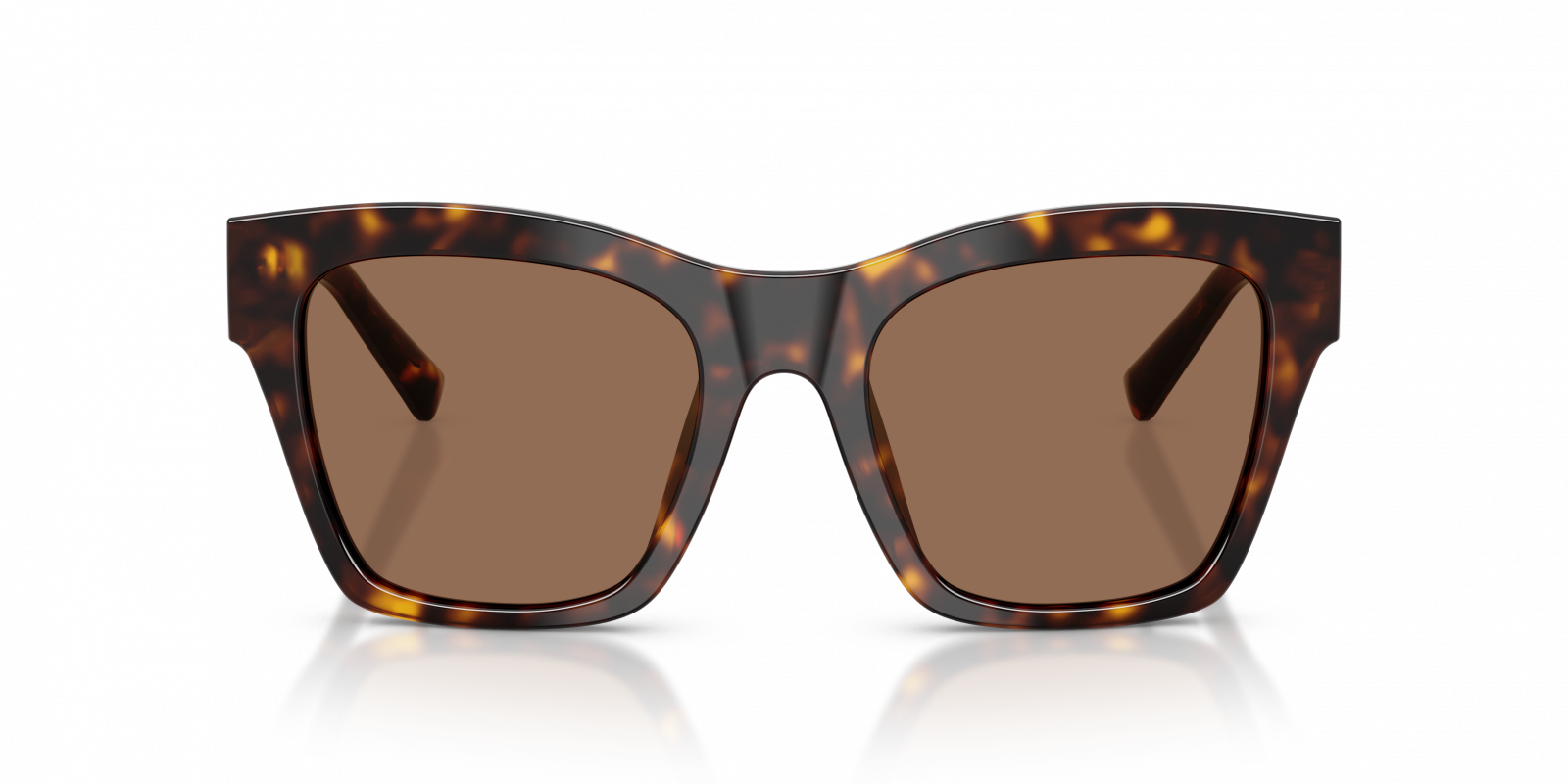 Dolce & Gabbana DG4512 Square Sunglasses in Dark Brown, angle view