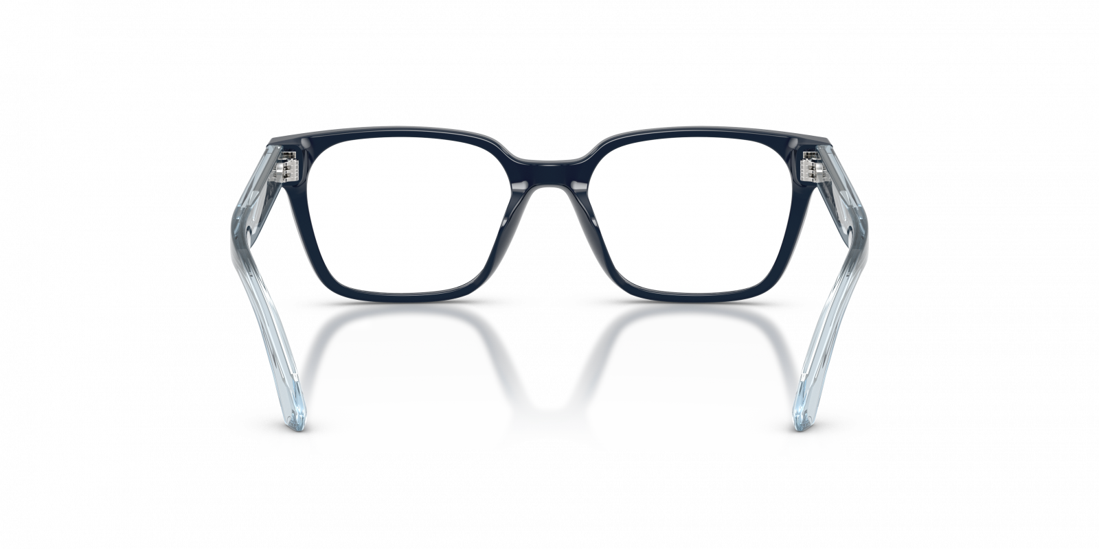 Emporio Armani EK3013U Pillow Eyeglasses in Shiny Blue, angle view