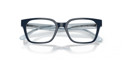 Emporio Armani EK3013U Pillow Eyeglasses in Shiny Blue, side view