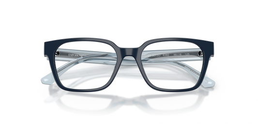 Emporio Armani EK3013U Pillow Eyeglasses in Shiny Blue, side view