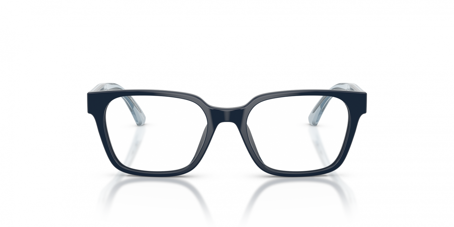 Emporio Armani EK3013U Pillow Eyeglasses in Shiny Blue, back view