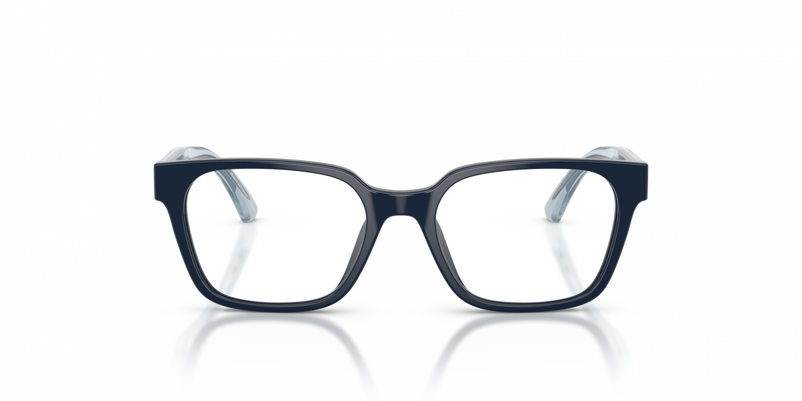 Emporio Armani EK3013U Pillow Eyeglasses in Shiny Blue, back view