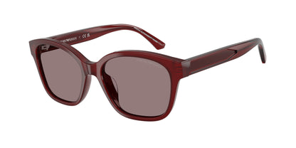 Emporio Armani EK4009U/S Cat Eye Sunglasses in Dark Violet Red, front view