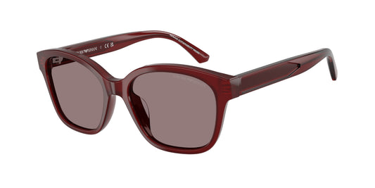 Emporio Armani EK4009U/S Cat Eye Sunglasses in Dark Violet Red, front view