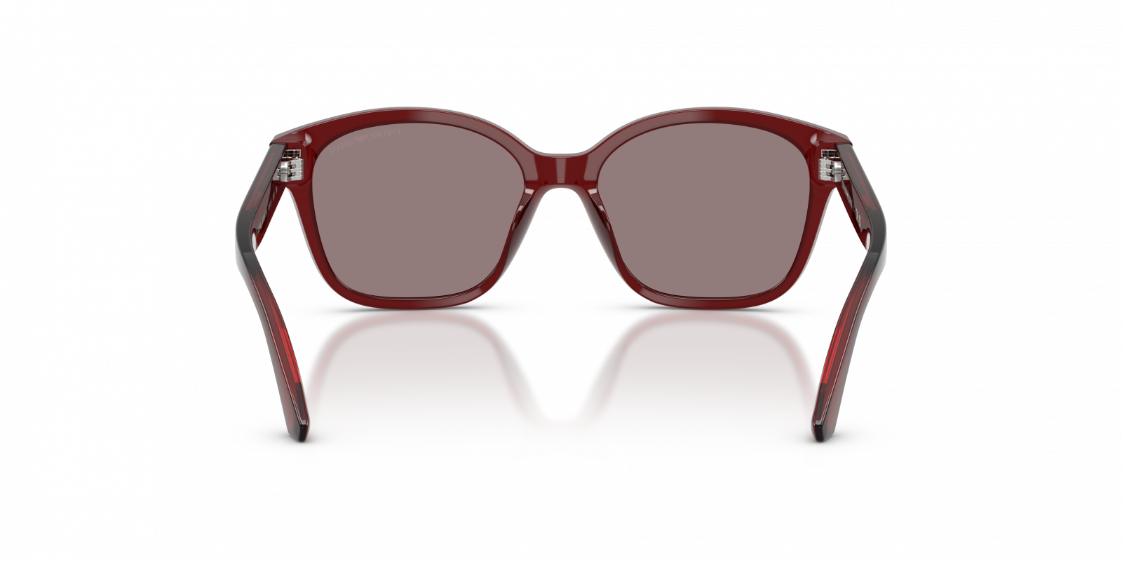 Emporio Armani EK4009U/S Cat Eye Sunglasses in Dark Violet Red, side view