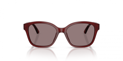Emporio Armani EK4009U/S Cat Eye Sunglasses in Dark Violet Red, back view