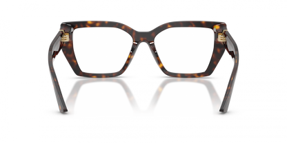 Jimmy Choo JC3053JU Cat Eye Eyeglasses in Havana, angle view