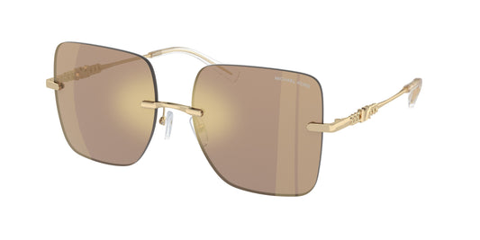Michael Kors MK1150/S Square Sunglasses in Brown Mirror / Gold, front view