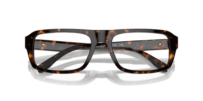 Michael Kors MK4122U Rectangle Eyeglasses in Dark Tortoise, angle view