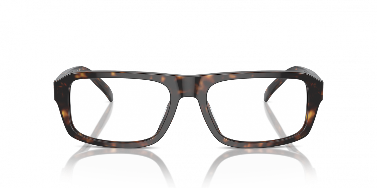 Michael Kors MK4122U Rectangle Eyeglasses in Dark Tortoise, side view