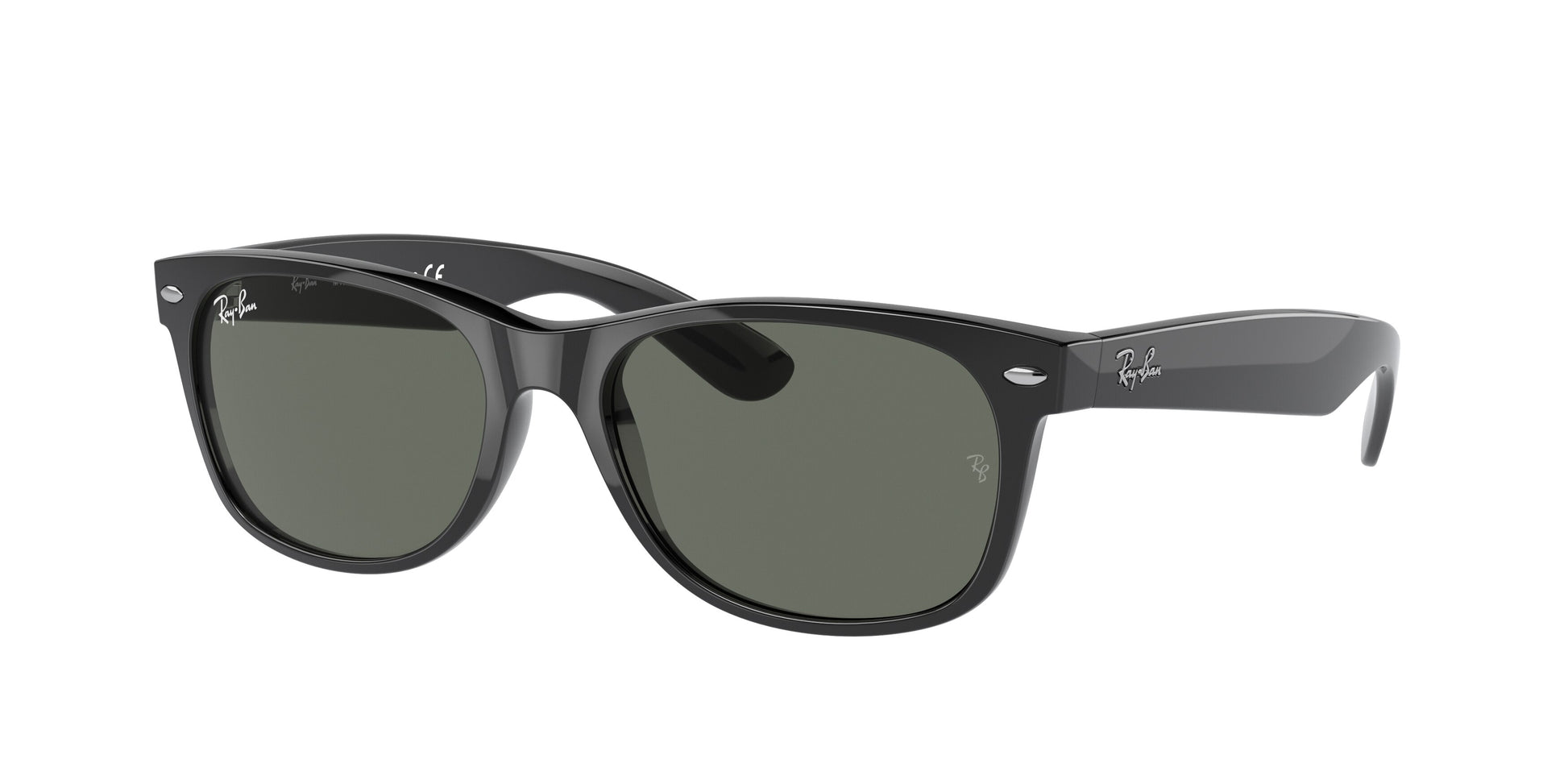 Ray-Ban RB2132 Square Sunglasses in Green / Black, front view