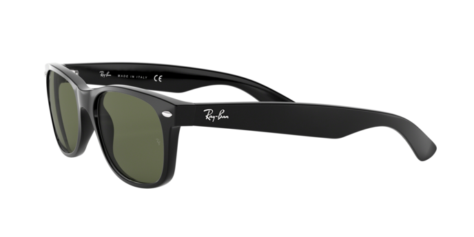 Ray-Ban RB2132 Square Sunglasses in Green / Black, side view
