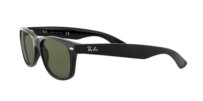 Ray-Ban RB2132 Square Sunglasses in Green / Black, side view