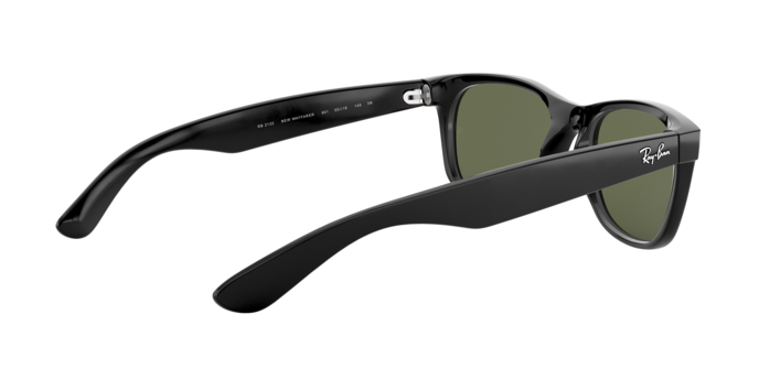 Ray-Ban RB2132 Square Sunglasses in Green / Black, back view